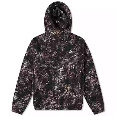 Nike ACG Therma-Fit Wolf Tree Black Brown Pullover Hoodie DV9102-104 Men's S-L • $79.99