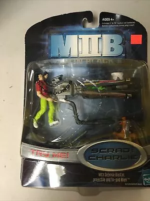 2003 Hasbro Men In Black 2 SCRAD & CHARLIE Figure HEAVY BUBBLE & CARD WEAR • $10