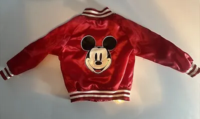 Vintage Disney Mickey Mouse Jacket 4t Chalk Line • $49.99