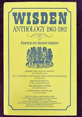 £1.99 • Buy B110: Wisden Anthology 1963-1982. Hardback Book. Forward By Benny Green
