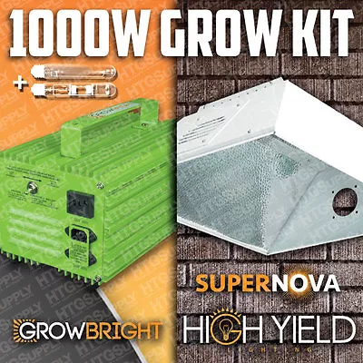 1000 Watt HPS/ MH GROW LIGHT SYSTEM HOOD BALLAST 1000w  • $312.95