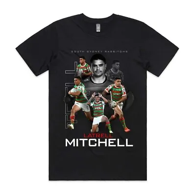 Latrell Mitchell South Sydney Rabbitohs 'TRELL' Custom T-shirt -Large • $40