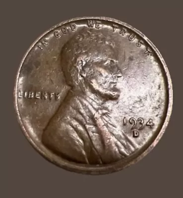 1934-D  Lincoln Wheat Cent F Very Nice Penny • $3.77