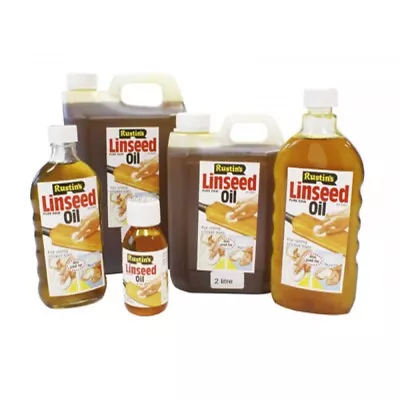 Rustins Linseed Oil Boiled ALL TYPES STOCKED • £8