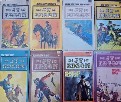 Create Your Own J.T. Edson Vintage Western Book Bundle - Buy 3 Get 4th Free • £2.50