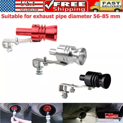 Universal Turbo Sound Exhaust Muffler Pipe Whistle Car Oversized Roar Maker XL • $9.59