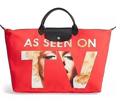 NWT LONGCHAMP X Jeremy Scott  Le Pliage  As Seen On TV  Tote XL ~ MADE IN FRANCE • $495