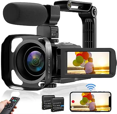 $95.99 • Buy Video Camera Camcorder Full HD 1080P 36MP YouTube WiFi Vlogging IR Night Vision