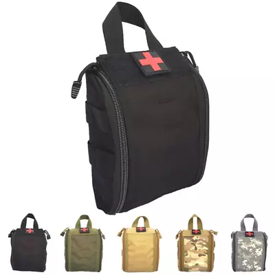 Tactical MOLLE EMT Medical Trauma IFAK Utility Pouch Military First Aid Kit Bag • $14.99