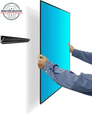 $22.21 • Buy TV Wall Mount, TV Hanger No Damage/Drill Easy Install Bar Bracket Fits12-55 ....