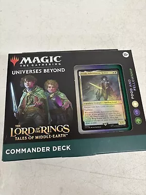 MTG Lord Of The Rings Food And Fellowship Commander Deck Sealed New • $33
