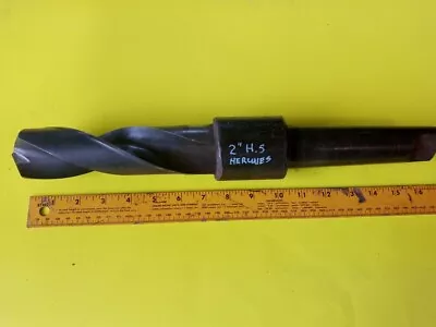 Twist Drill Bit 2 X Number 5 Morse Taper7  Cut Length 16  LOA • $90