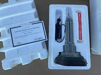 Danbury Mint Empire State Building Building New York Light Up W Box & Coa • $60