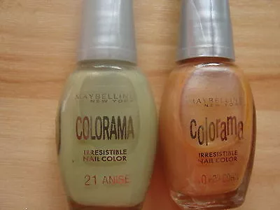 3 X Different Colours MAYBELLINE COLORAMA IRRESTABLE NAIL COLOUR 7.5ml • £3.19