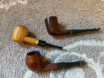 3 Vintage Missouri Meerschaum  Imported Briar Pipes • $24.99