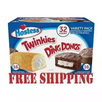 Hostess Twinkies And Ding Dongs Variety Pack[1.31 Oz. 32 Pk.] • $16.60