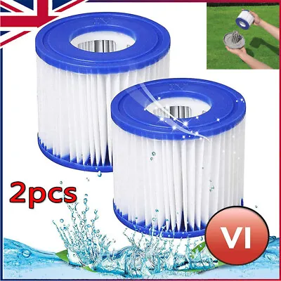 2X For Bestway Lazy Lay-Z-Spa Filters VI Cartridge Hot Tub Spa Swimming Pool UK • £5.79