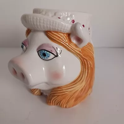 Vintage SIGMA Miss Piggy Mug Cup Ceramic Jim Henson Muppet Taste Setter 14oz  • $7.25