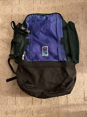 VTG MEI Voyageur Deluxe Green Travel Backpack Duffle Bag Made In USA Pack CLEAN! • $62.95