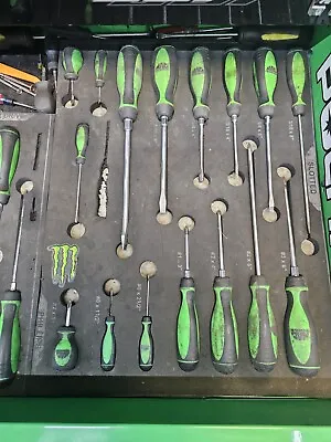 Mac Tools 16pc Screwdriver Set Rare Bright Green  • $320