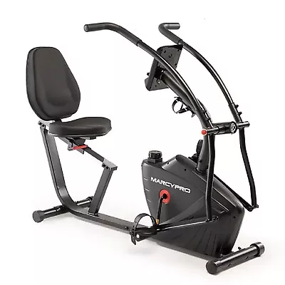 Marcy Dual Action Cross Training Recumbent Exercise Bike With Arm Exercisers • $499.87