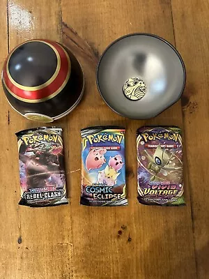 Pokémon TCG Poke Ball  D21 With Guaranteed Cosmic Eclipse Pack! Shipped Sealed! • $23