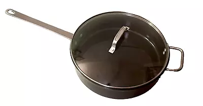 Vintage NSF Commercial Aluminum Cookware 5 Qt 5005 Non-Stick W/Glass Lid • $149.99