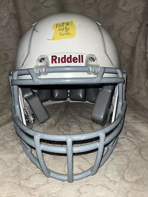 Riddell Revo Speed Youth Large Football Helmet (White W/ Gray Face Mask) • $40