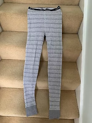 Jack Wills Thermal Leggings Pyjamas Or Skiing Grey UK Size 8 • £2.99