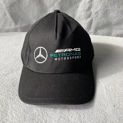 Mercedes Benz Hat Mens Snapback Black AMG Petronas F1 Formula One Racing Cap • $34.97