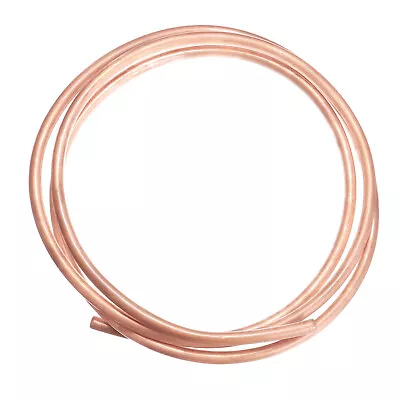 Copper Tube Refrigeration Tubing 1/2  OD X 7/16  ID X 9.8Ft Seamless Round Pipe • $27.67