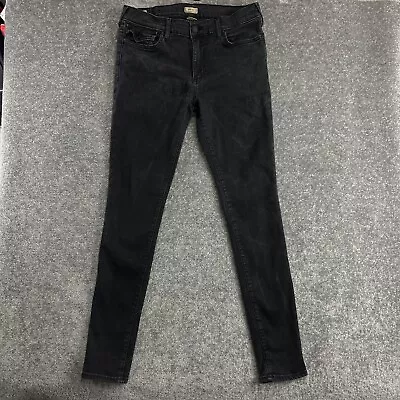 True Religion Halle Mid Rise Super Skinny Denim Jeans Womens 31x30 Made In USA  • $20.59