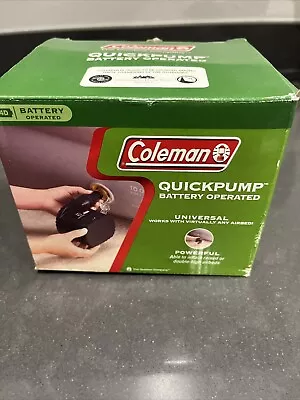 Coleman Battery Operated Quick Pump Air Mattresses Lantern Nozzle Original Box • $23.90