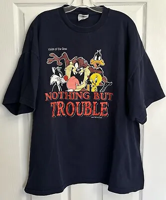 Vintage 1997 Looney Tunes Nordic Empress Cruise Ship T Shirt Size XXL. • $29.99