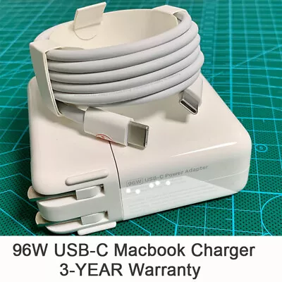 Replacement 96W USB-C Power Adapter For MacBook Pro 15 16  Mac Book Air 13  • $29.99