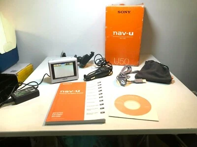 £6.39 • Buy Sony NAV-U NV-U50, Portable GPS, Navigation, Silver