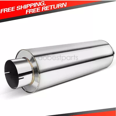 5  Inch Stainless Steel Performance Diesel Muffler 24  Body - 30''OAL • $64.99