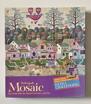 Vintage Charles Wysocki Mosaic Jigsaw Puzzle CONFECTION STREET Complete • $12