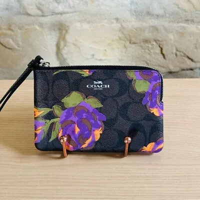 Coach Rose Signature Floral Reversible Tote Handbag/Wallet/ Wristlet Options NWT • $149