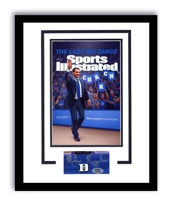 MIKE KRZYZEWSKI COACH K DUKE SIGNED AUTOGRAPHED 11x14 CUT  FRAMED PSA COA • $159.99