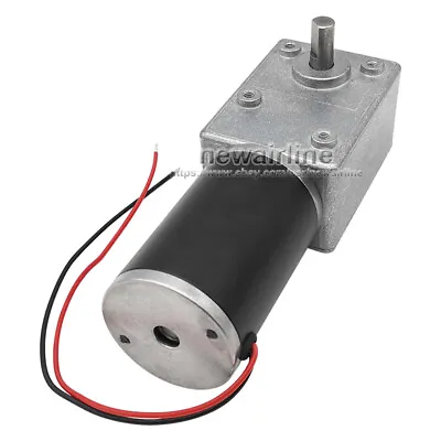 DC12V 24V A5882-50ZY Large Torque Turbo Worm Gearbox Speed Reduction Gear Motor • $75.68