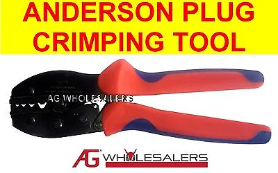 $17.50 • Buy Anderson Plug & Non Insulated Lug Crimping Tool Terminal Cable Crimp Wire 