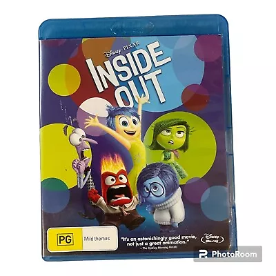 Inside Out Ex-Rental | 2015 | Region B Blu-Ray | Disney PIXAR | In Like New Cond • $6.50