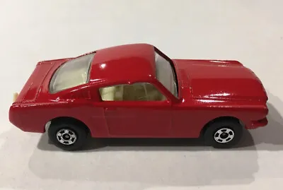 Vintage Lesney Matchbox 8 Custom Superfast Ford Mustang  Red White Interior • $59.95