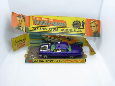Corgi Toys 497 The Man From Uncle  Thrushbuster  Vintage Model And Plinth Tray • $105.79