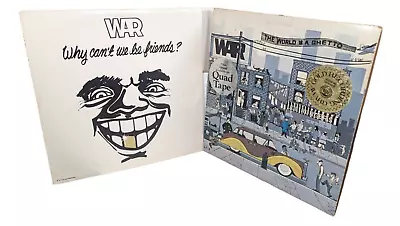 War World Is A Ghetto Why Can't We Be Friends Vinyl LP Record Album Lot Of 2 UA • $18.90