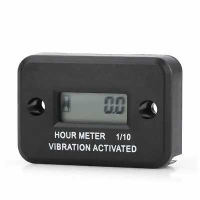Digital Vibration Hour Meter Gauge Wireless For Motorcycle Snowmobile ATV SU • $7.99