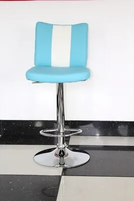 American 50s Diner Furniture Blue Stool • £70