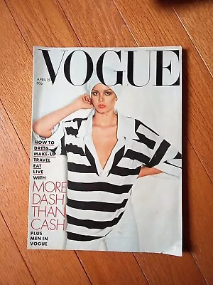 Vintage British Vogue April 15 1976 • $29.99