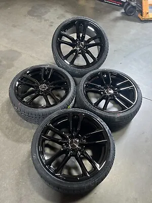 19  Gloss Black Wheels W/Tires Fits Mercedes A250 C250 C300 C350 E350E550 • $1749